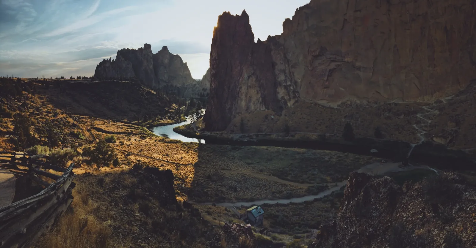 Rocky mountain landscape near Bend, Oregon.